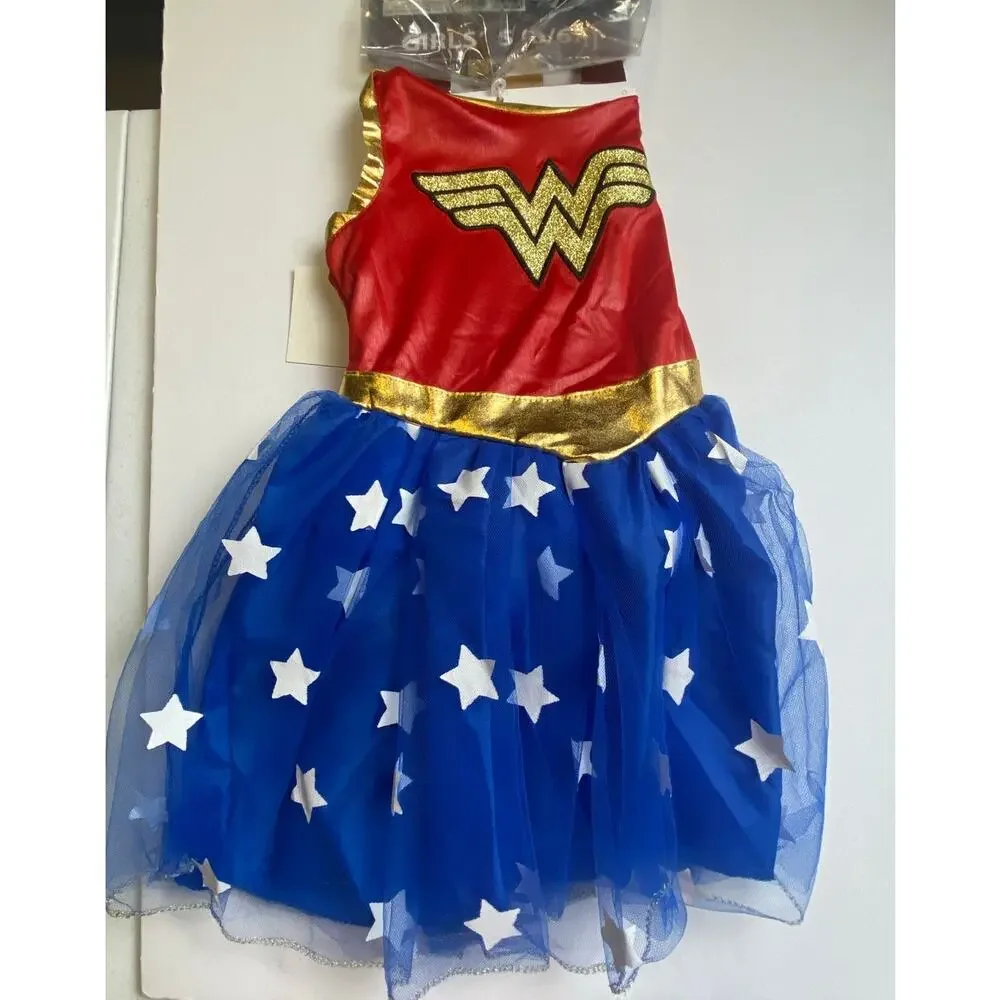 Wonder Woman Rubies 5 Piece Costume Girls Size 6/6X New in Package - Picture 6 of 7